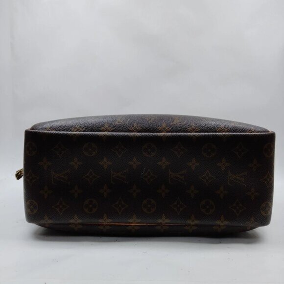 Louis Vuitton Deauville Brown Monogram Hand Bag 258-051325 - Picture 5 of 9